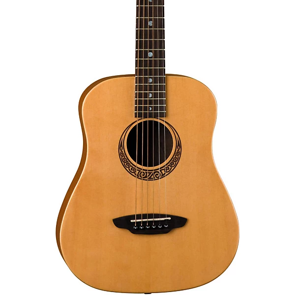 Muse Safari Series Spruce 3 4 Dreadnought Travel Acoustic Guitar Natural