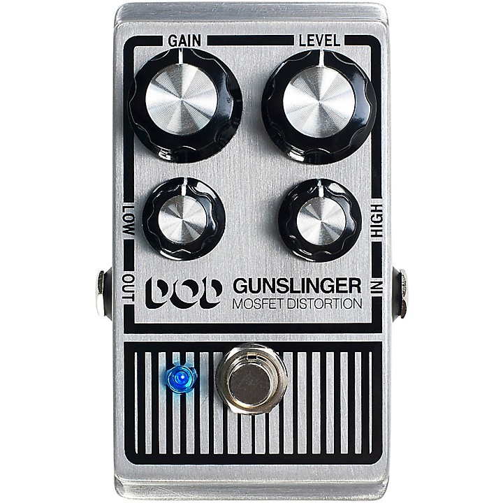 Gunslinger Mosfet Distortion Guitar Effects Pedal