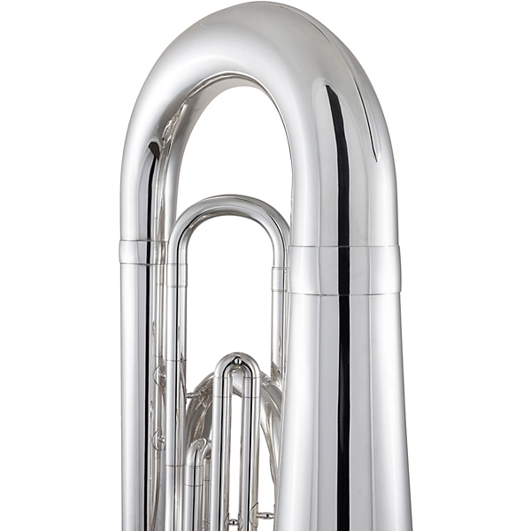 KMT410 Performance Series 3 Valve BBb Marching Tuba Silver plated