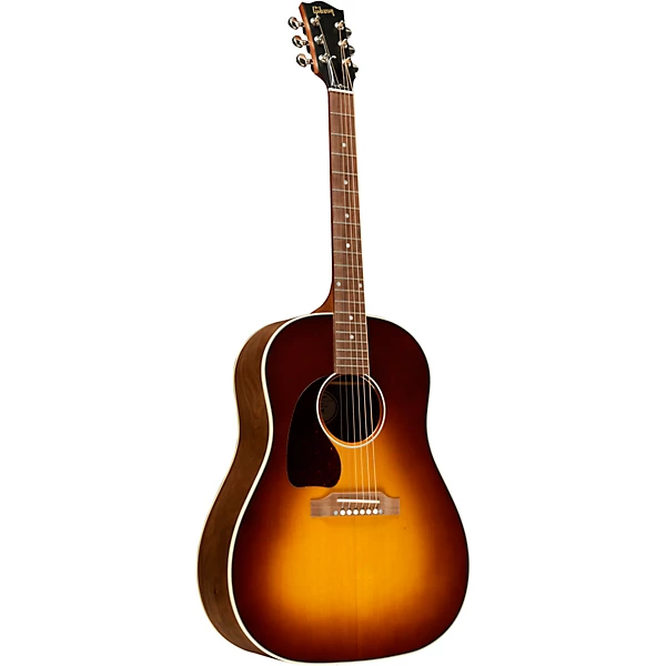 J 45 Studio Walnut Left Handed Acoustic Electric Guitar Walnut Burst
