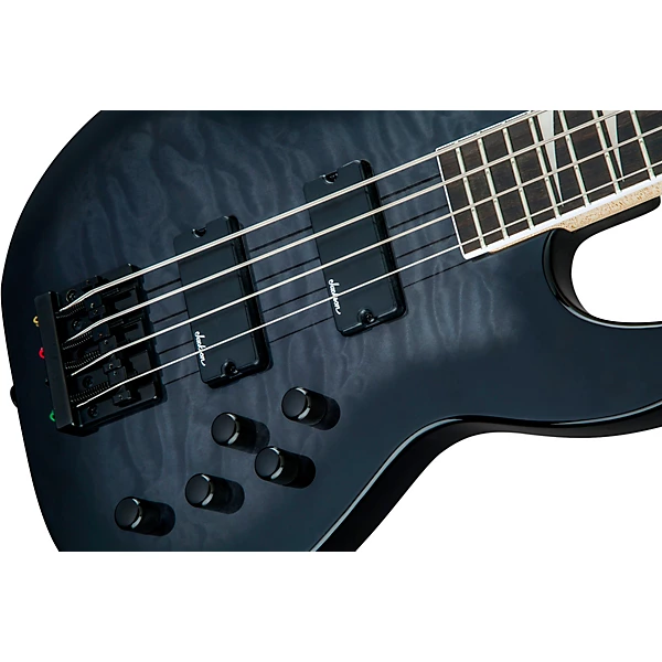 JS Series Concert Bass JS3Q Transparent Black Burst