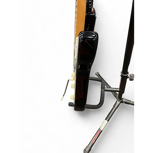 Used Fender Standard Stratocaster HSS Black Solid Body Electric Guitar