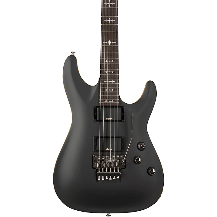 Schecter Guitar Research Demon 6 FR Electric Guitar Satin Aged Black