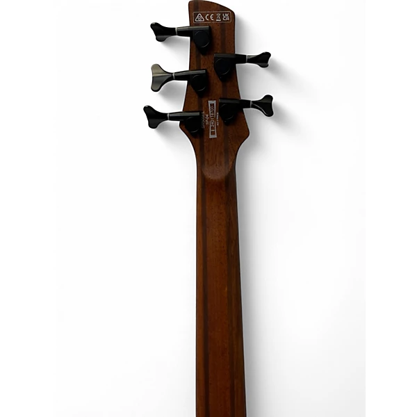 Ibanez Used Ibanez SR505 5 String Left Handed Natural Electric Bass Guitar.gc