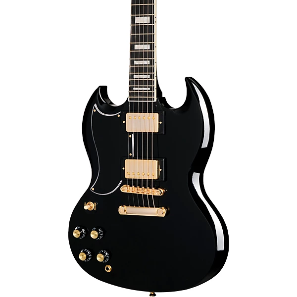SG Custom Left Handed Electric Guitar Ebony