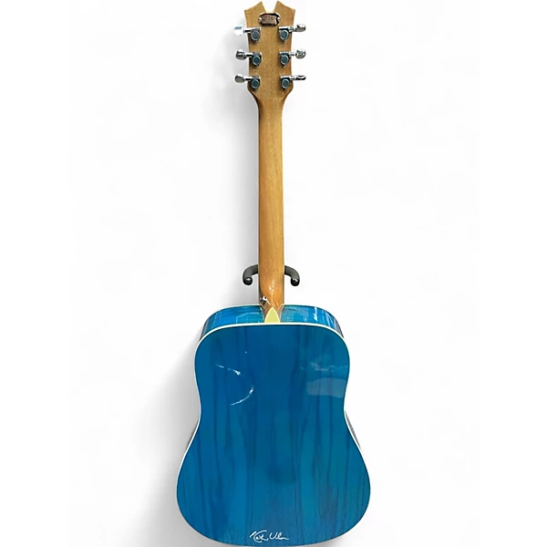 Used Keith Urban American Vintage Limited Edition Blue Acoustic Guitar
