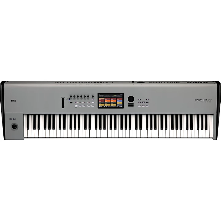 KORG Nautilus AT Music Workstation Limited Edition Gray Level 1 88 Key M13880004000002.gc