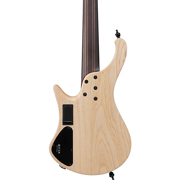 Ibanez EHB1675MS 5 String Multi Scale Ergonomic Headless Bass Guitar Natural Flat