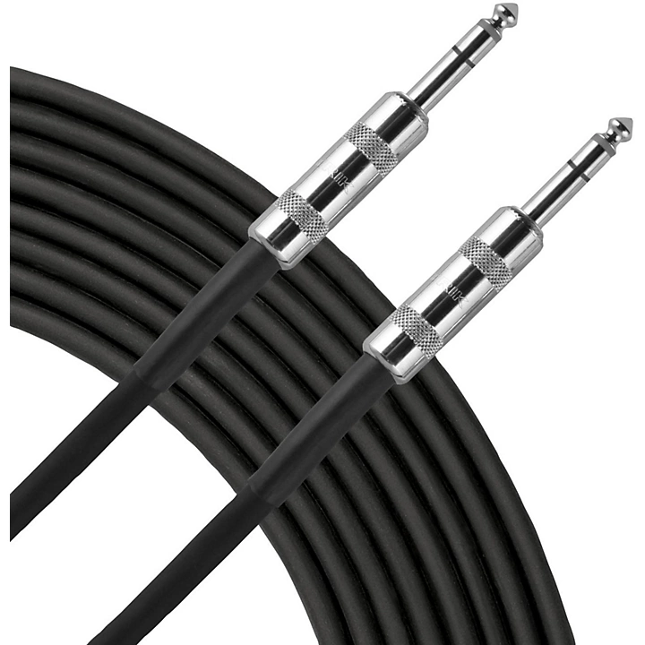 Advantage Interconnect Cable 1 4 TRS to 1 4 TRS 20 ft Black