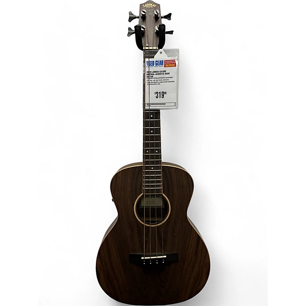Used Lanikai LB eBU Natural Acoustic Bass Guitar
