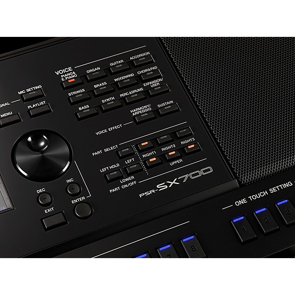 PSR SX700 61 Key Mid Level Arranger Keyboard