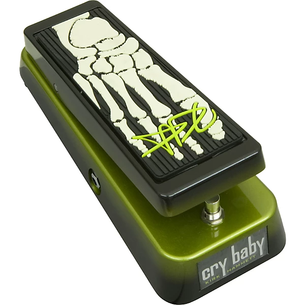 KH95 Kirk Hammett Signature Cry Baby Wah Guitar Effects Pedal Black and Green