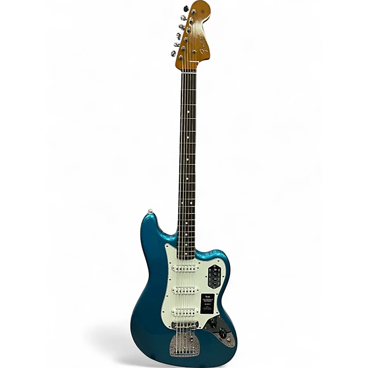 Fender Used 2024 Fender Bass VI Lake Placid Blue Electric Bass Guitar.gc