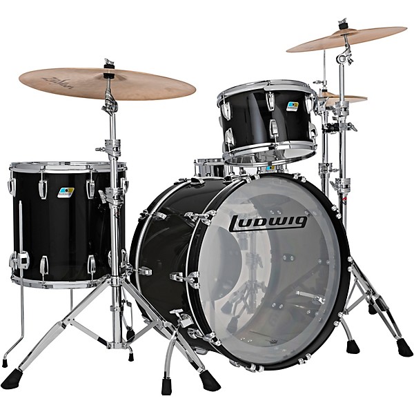Ludwig Vistalite 3 Piece Pro Beat Shell Pack With 24\