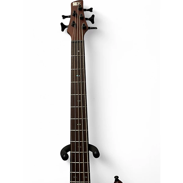 Ibanez Used Ibanez SR505 5 String Left Handed Natural Electric Bass Guitar.gc