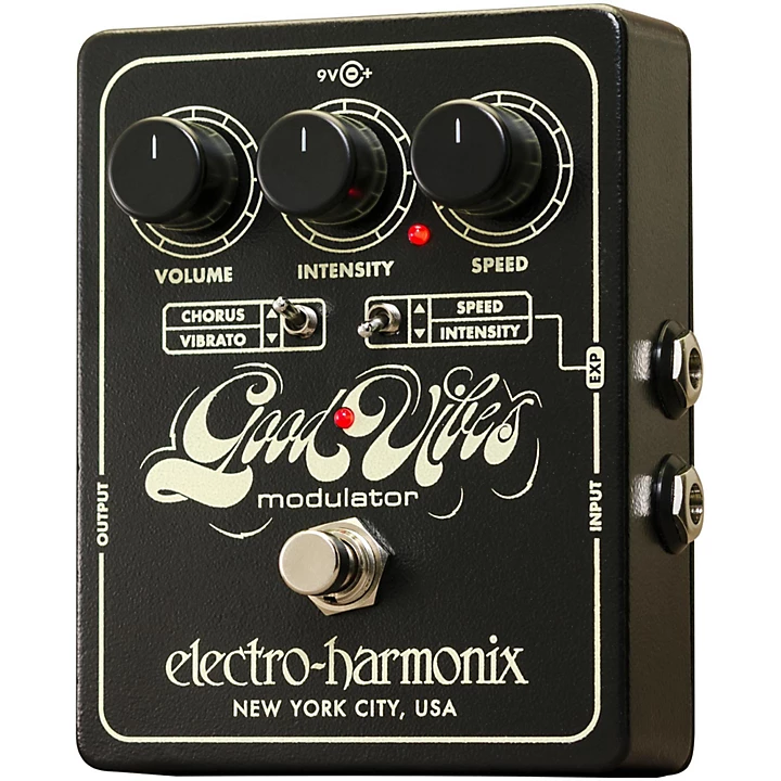 Electro Harmonix Good Vibes Chorus/Vibrato Guitar Effects Pedal