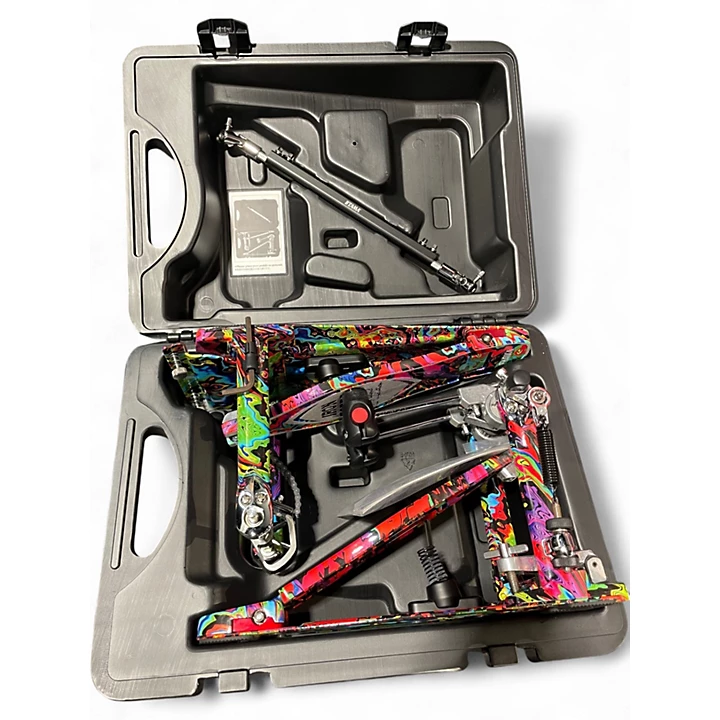 TAMA Used TAMA Iron Cobra Double Pedal 50th Anniversary Limited Edition Double Bass Drum Pedal.gc