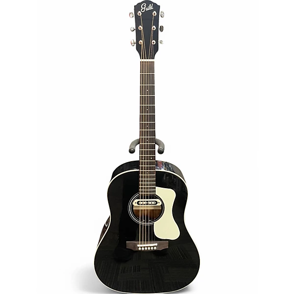 Used Guild DS 240E Black Acoustic Electric Guitar