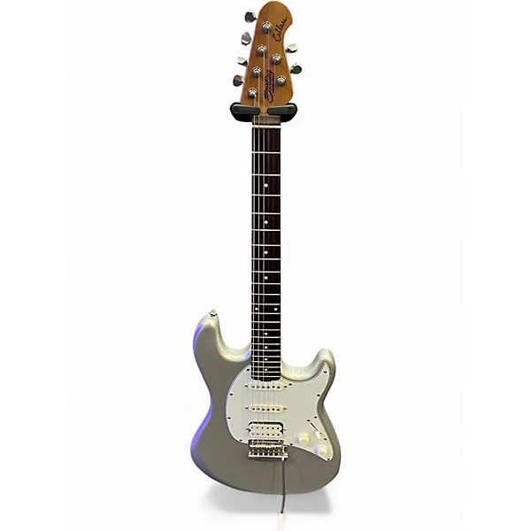 Sterling by Music Man Used Sterling by Music Man Cutlass HSS Silver Solid Body Electric Guitar