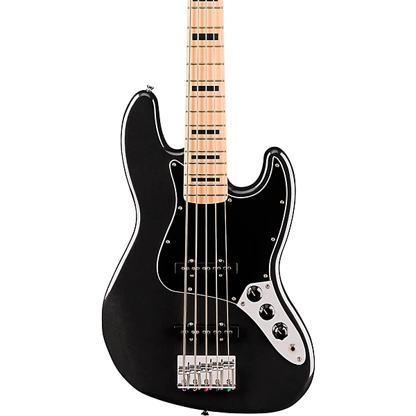 Affinity Series Active Jazz Bass V Black Metallic