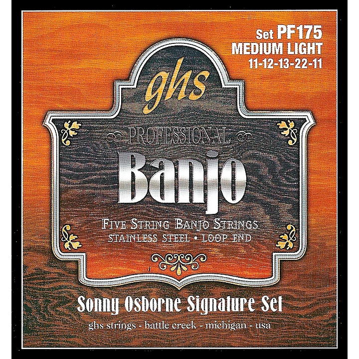 Sonny Osborne Signature Banjo Strings Medium Light