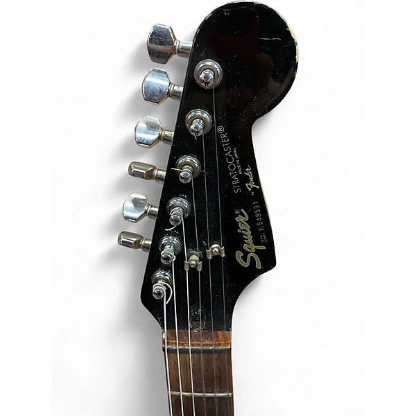 Vintage 1980s Squier Contemporary Stratocaster HSS Red Solid Body Electric Guitar