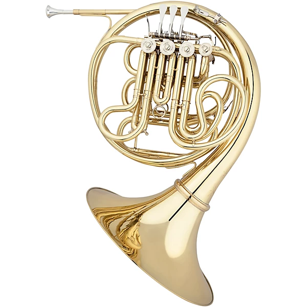EFH884UD Professional Series Geyer Double Horn with Detachable Bell Raw Brass