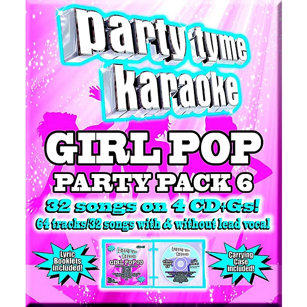 Party Tyme Karaoke Girl Pop Party Pack 6