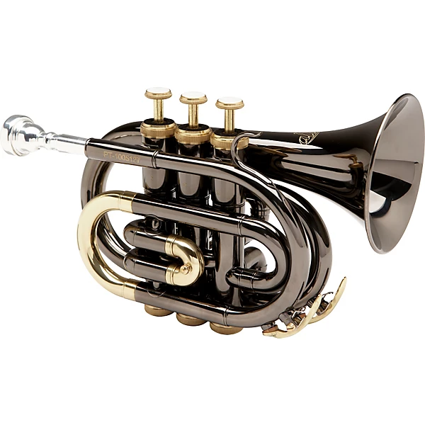 MXPT 5801 BK Black Nickel Series Pocket Trumpet Black Nickel