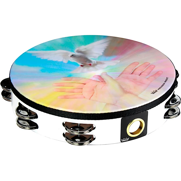 Praise Tambourine 10 in Ruach Spirit