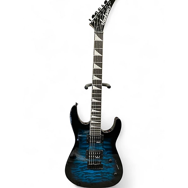 Used Jackson JS20 DINKY Blue Burst Solid Body Electric Guitar