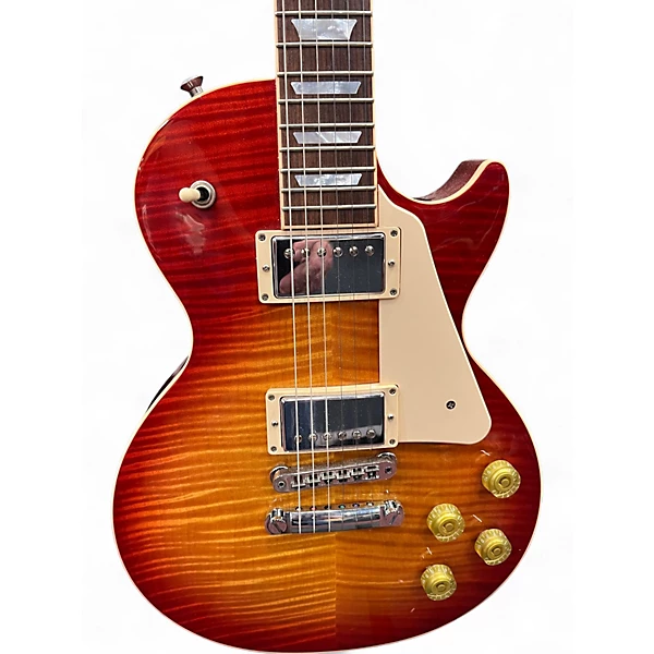 Used 2016 Gibson Les Paul Standard HP Cherry Sunburst Solid Body Electric Guitar