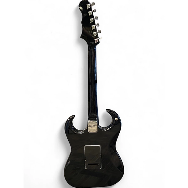 Used Burns BISON Black Solid Body Electric Guitar
