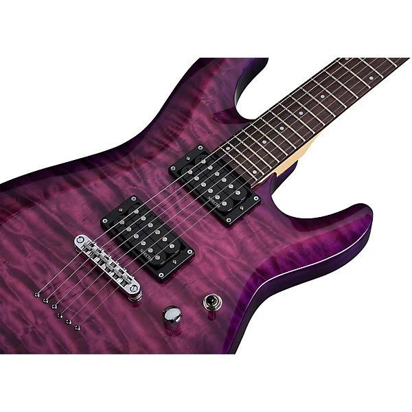 Schecter Guitar Research C 6 Plus Electric Guitar Electric Magenta