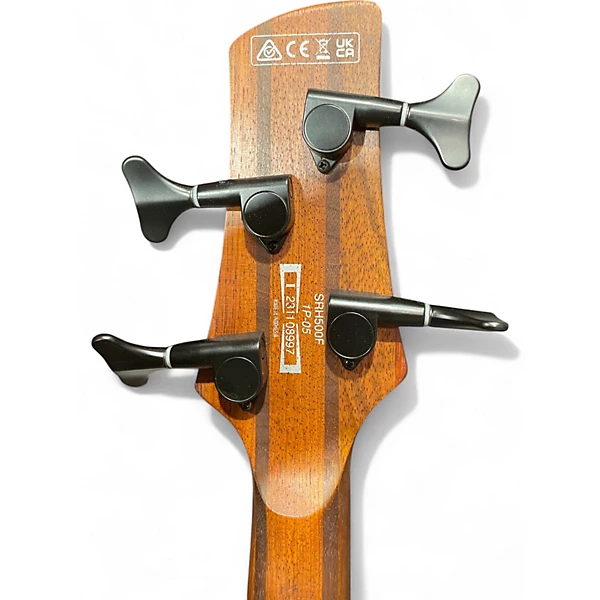 Used Ibanez SRH500F Brown Sunburst Electric Bass Guitar