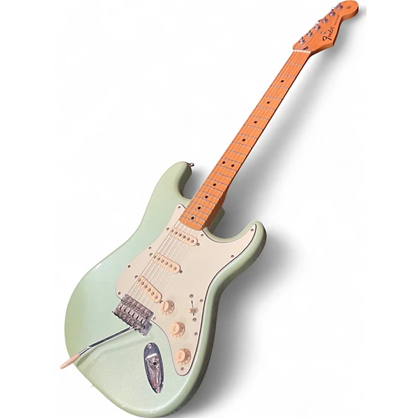 Used Fender LIMITED EDITION STANDARD STRATOCASTER Seafoam Pearl Solid Body Electric Guitar