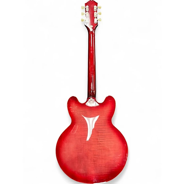 Used Epiphone ES335 Figured Limited Edition Raspberry Burst Hollow Body Electric Guitar