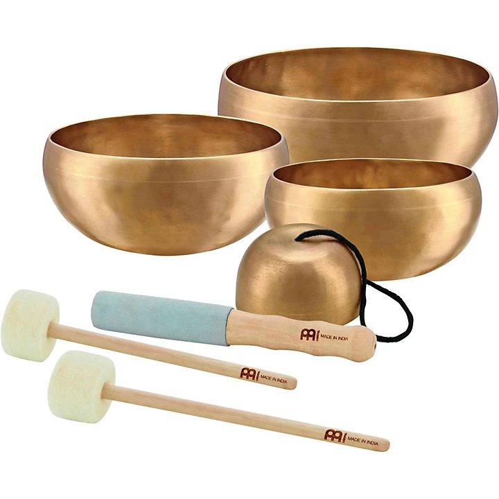 MEINL Sonic Energy Cosmos 4 Piece Singing Bowl Set 3.7, 7.6, 9, 10.3 in.