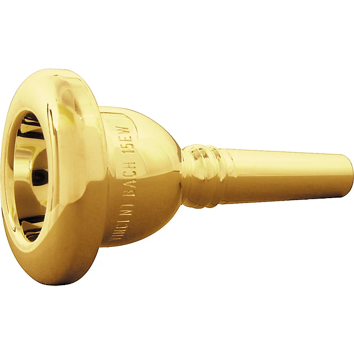 Bach Standard Series Small Shank Trombone Mouthpiece in Gold Level 2 22C