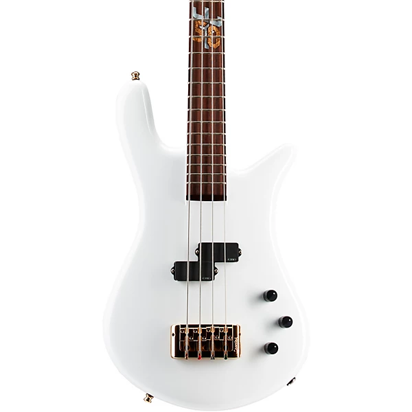 Euro 4 Ian Hill Judas Priest 50th Anniversary Signature Electric Bass White