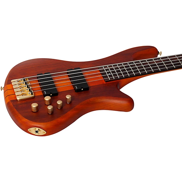 Schecter Guitar Research Stiletto Studio 5 Bass Level 2 Satin Honey