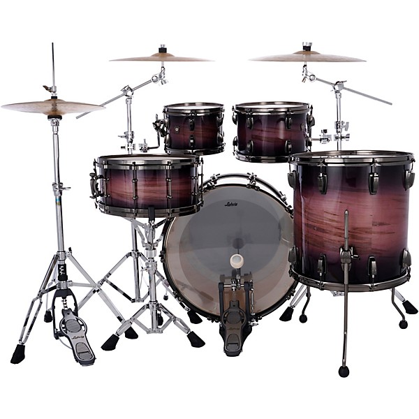 Ludwig Maple Exotic 4 Piece Studio Shell Pack with 22 in. Bass Drum Amethyst Burst