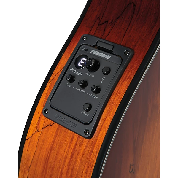 MX430 Spalted Maple Acoustic Electric Guitar Pack Whiskey Burst