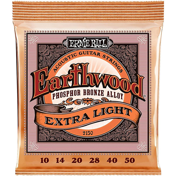 2150 Earthwood Phosphor Bronze Extra Light Acoustic Guitar Strings