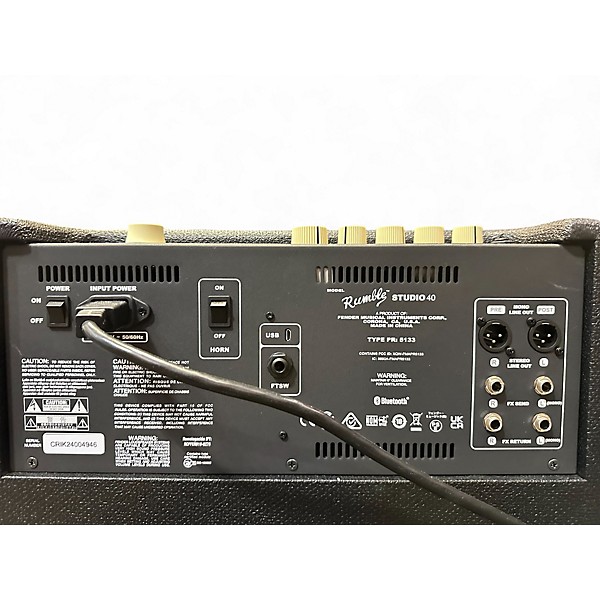 Used Fender RUMBLE STUDIO 40 Bass Combo Amp