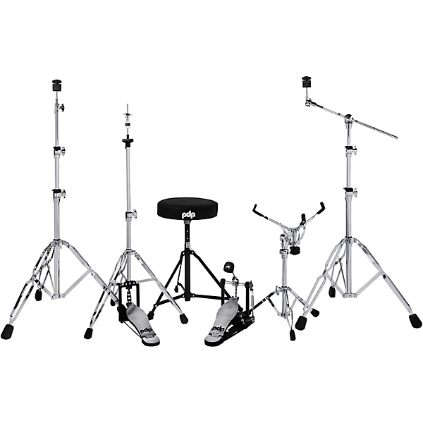 Mainstage 5 Piece Complete Drum Set With 22 Bass Drum and Paiste Cymbals Black Sparkle