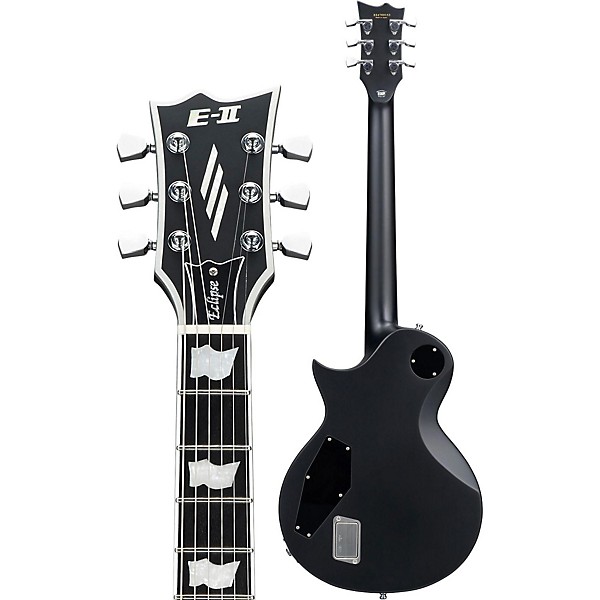 E II Eclipse II BB Electric Guitar Black Satin