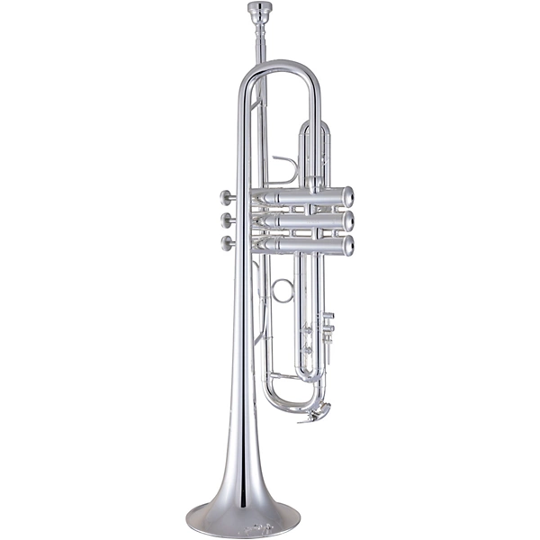 180 Stradivarius 37 Bell Series Professional Bb Trumpet with Reverse Leadpipe Silver plated Yellow Brass Bell