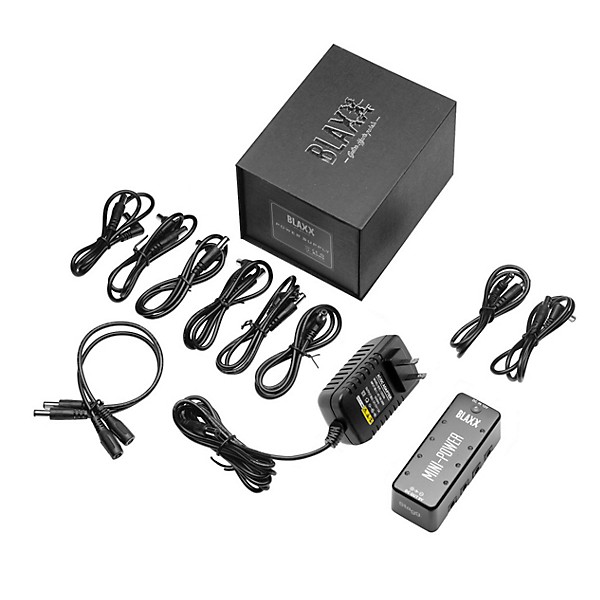 Stagg Blaxx Power Supply Pedal for 8 Effects Pedals Level 1 Black L80904004001000.gc