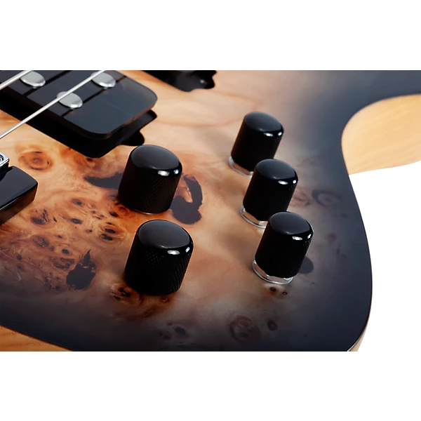 Schecter Guitar Research Reaper 5 5 String Electric Bass Guitar Satin Charcoal Burst